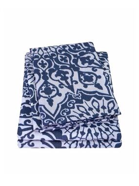 Sweet Home Collection Classic 4-Piece Bed Sheet Set - Oasis Blue Mandala - King